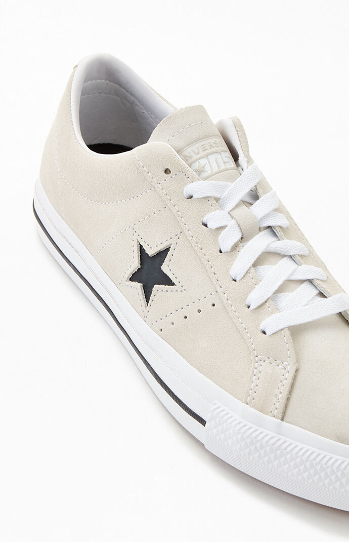 Converse Off White One Star Pro Suede Shoes PacSun