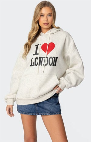 London Lover Oversized Hoodie image number 1