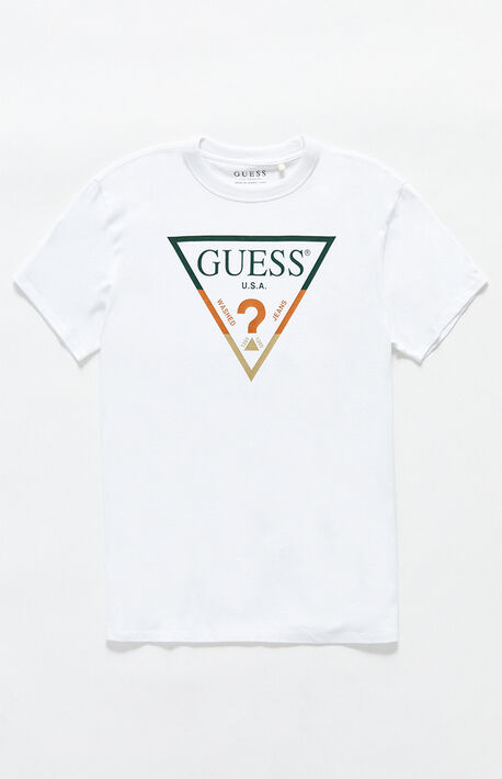 Guess For Men Pacsun Multicolor Logo T Shirt