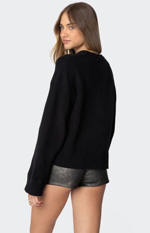 Marleen Oversized Knit Sweater image number 5