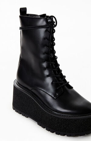 Women's Slater Platform Combat Boots image number 6
