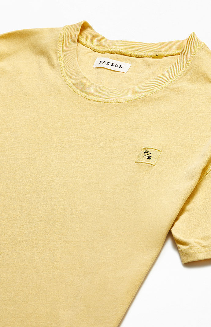 Yellow honey discount shirt pacsun