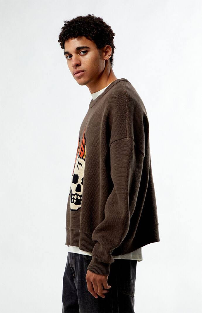Pacsun Skull Knit Sweater | PacSun