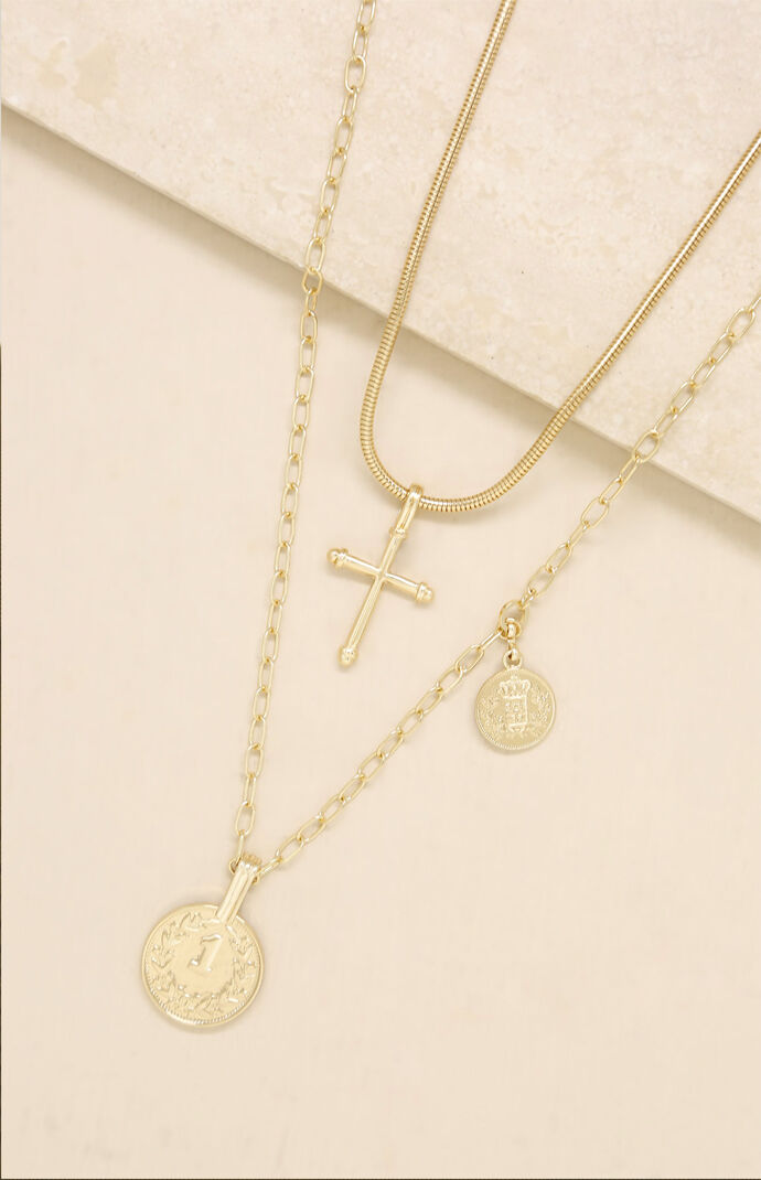 Keep The Faith Cross Necklace