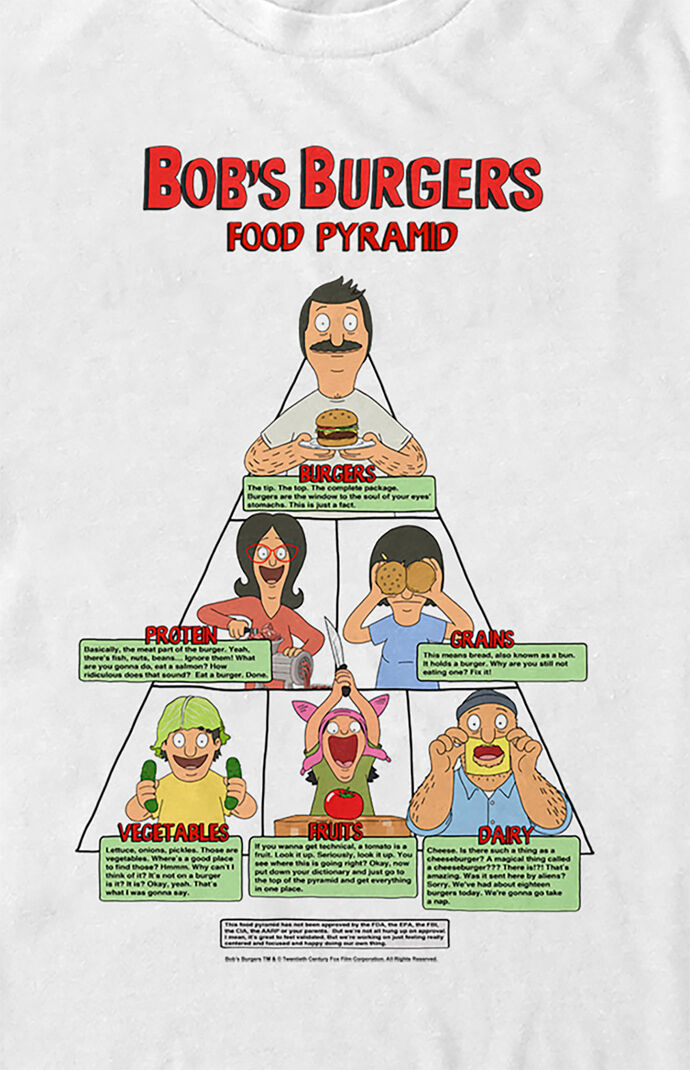 Food Pyramid Bob's Burgers T-Shirt
