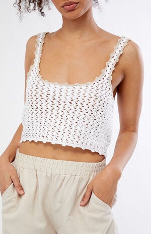 Railed Crochet Tank Top image number 2