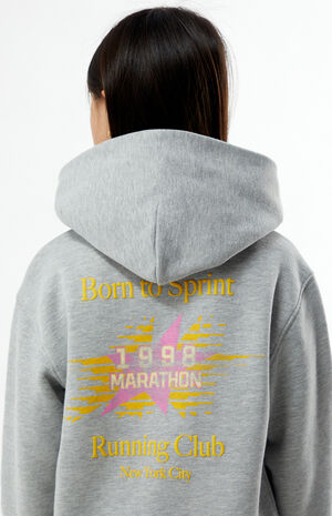 Heather Grey 1998 Marathon Hoodie image number 2