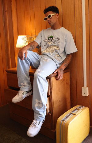 x Future Saint Embroidered Jeans image number 1