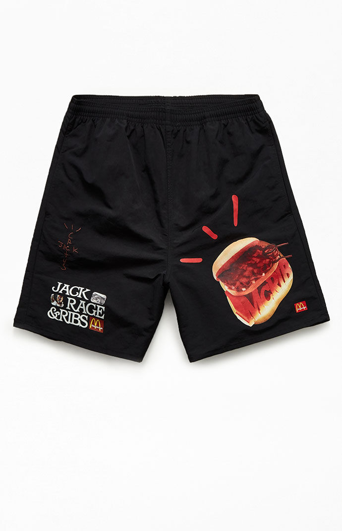 Travis Scott x McDonald's McRib Shorts | PacSun Travis Scott x McDonald's McRib Shorts | PacSun