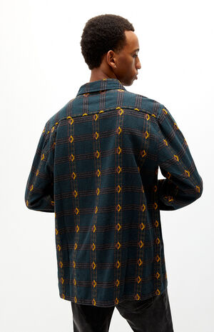 Knox Jacquard Plaid Flannel Shirt Knox Jacquard Plaid Flannel Shirt image number null