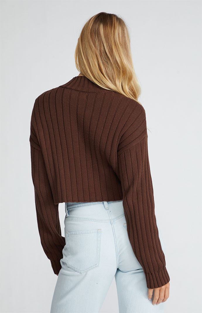 LA Hearts Sailing Mock Neck Sweater 