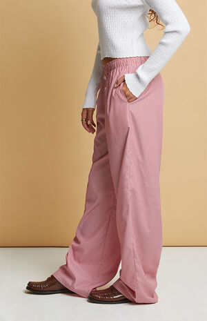 Red Striped Boxer Pajama Pants image number 3