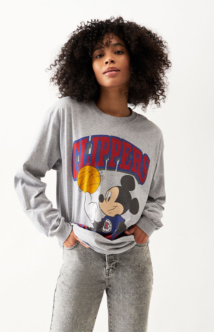 Mickey Los Angeles Clippers Long Sleeve T-Shirt
