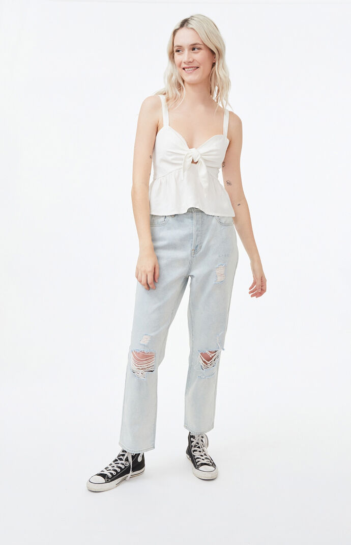 Bella Tie Front Top