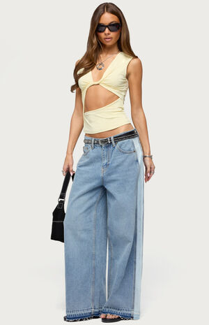 Miranda Twist Cutout Top image number 5