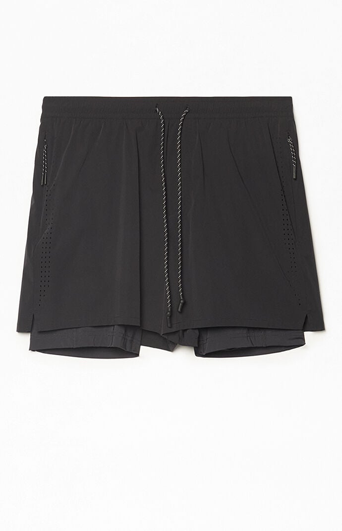 A.R.C. Active Black Running Shorts | PacSun