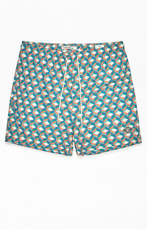 Multi Geometric 15" Swim Trunks image number 1