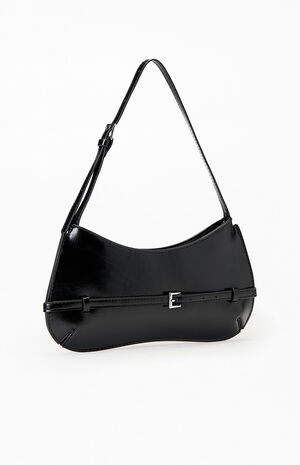 Faux Leather Ella Saddle Shoulder Bag image number 3