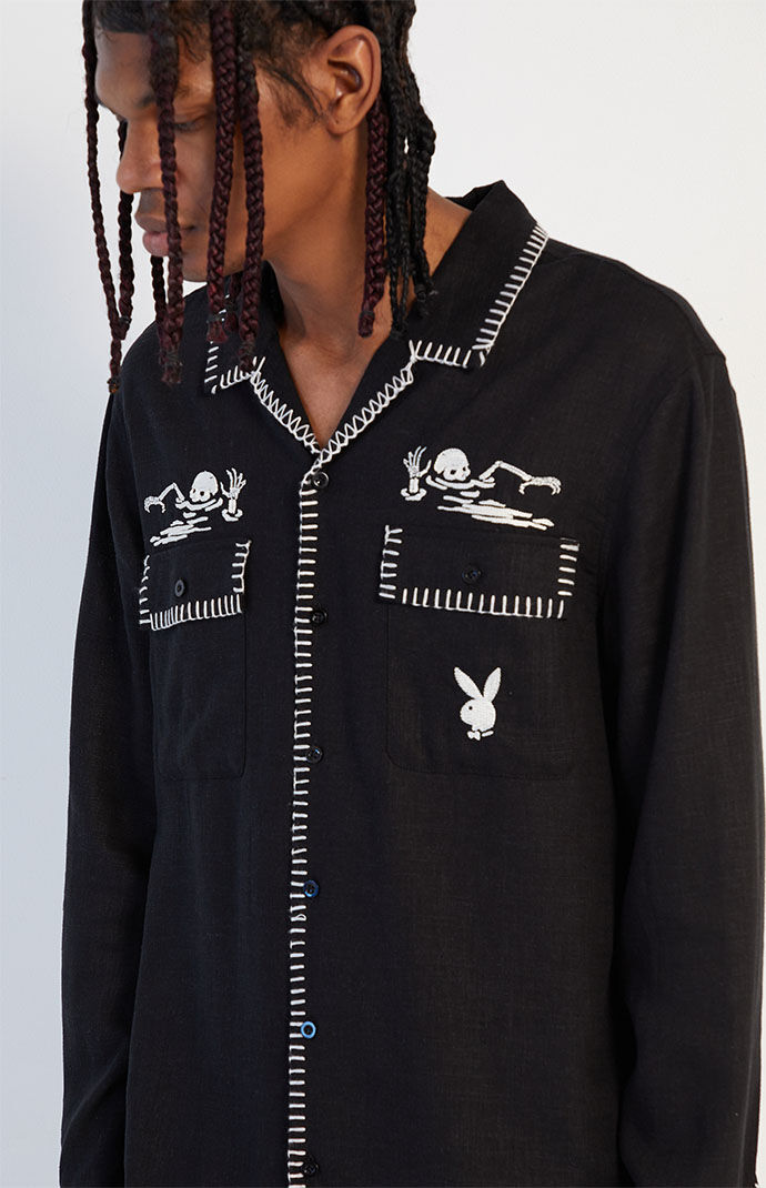 Playboy button down shirt pacsun discount