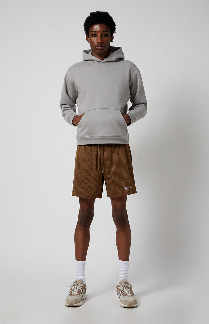 Pacsun Brown Mesh Basketball Shorts