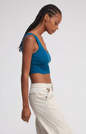 Variegate Bustier Tank Top image number 2