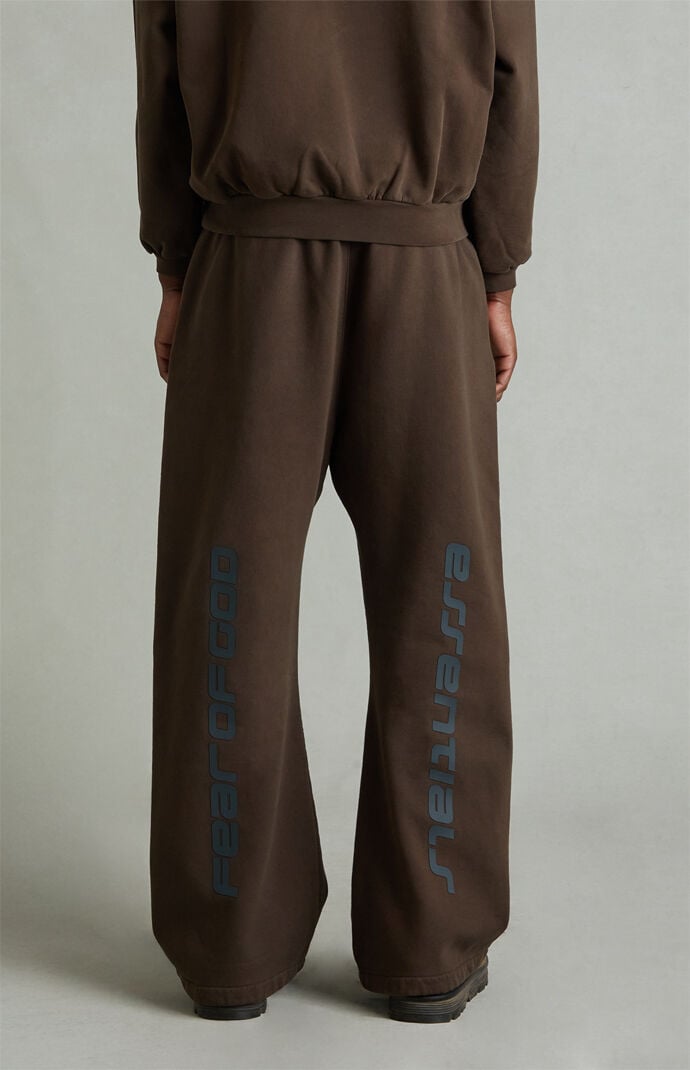 Fear of God ESSENTIALS Brown Fleece Flare Sweatpants