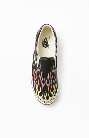 Flames Mash Up Slip-On Shoes image number 4