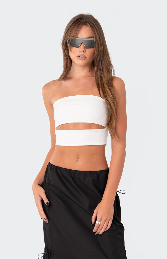Cut out tube top new arrivals