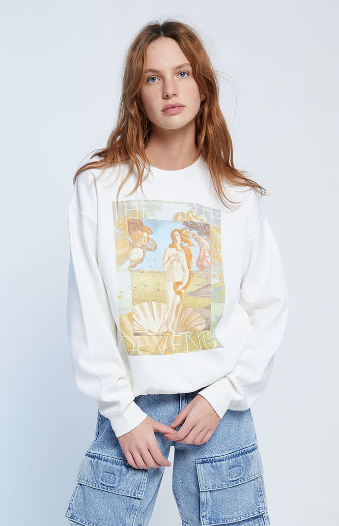PS LA Venus Paint Crew Neck Sweatshirt PacSun