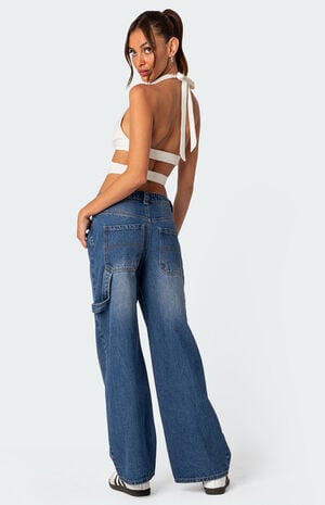 Cady Tie Front Cut Out Top image number 3