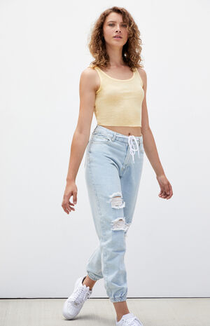 Boyfriend Ribbed Tank Top image number 2