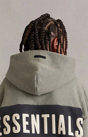 Kids Paneled Cropped Relaxed Hoodie image number 5