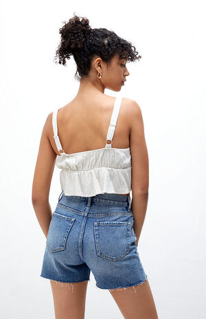 Petite Peplum Tank Top image number 4