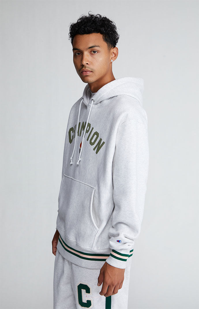 Pacsun white champion hoodie clearance