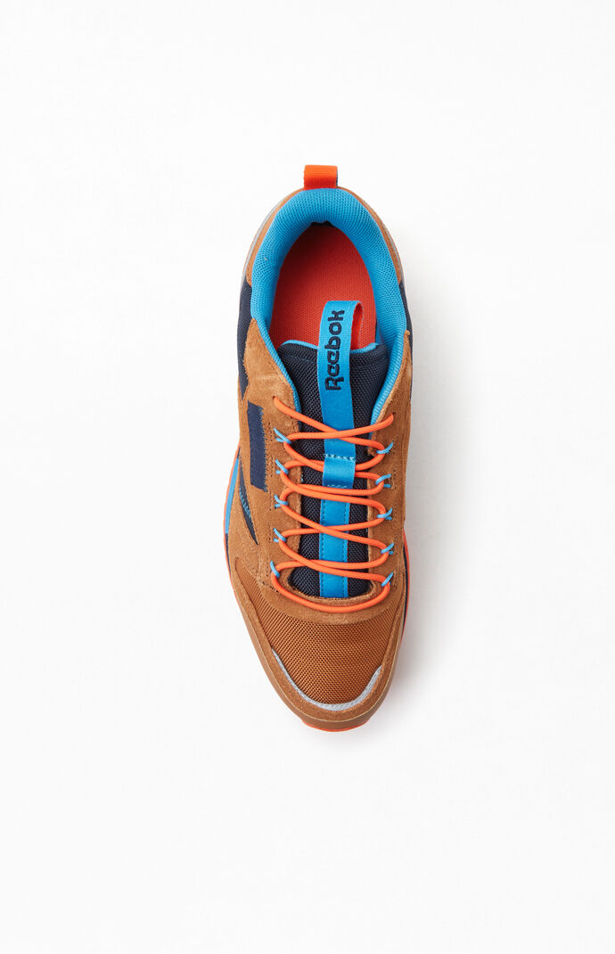 Brown & Blue CL Leather Ripple Trail Shoes
