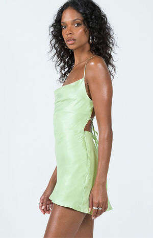 Green Celena Mini Dress image number 3
