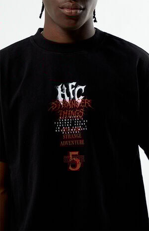 x Stranger Things Hellfire Lives Oversized T-Shirt image number 4