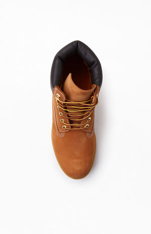 Brown Premium Waterproof Leather Boots image number 5