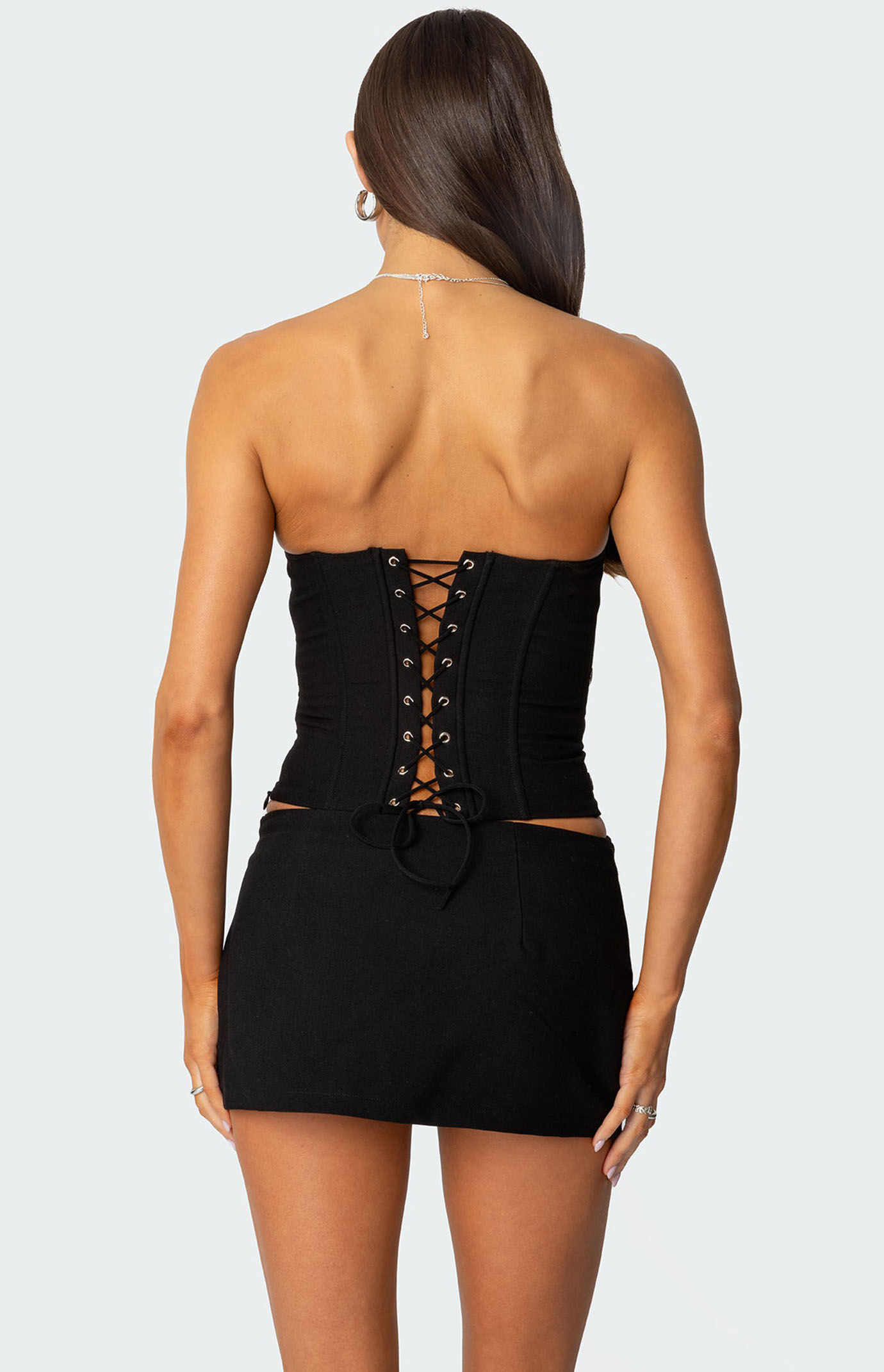 Edikted Arlette Grommet Strapless Corset