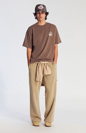 Green Fleece Extreme Baggy Sweatpants