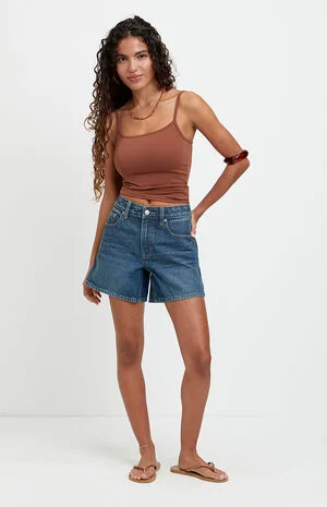 Sophie Jean Mom Shorts Dark Blue image number 1