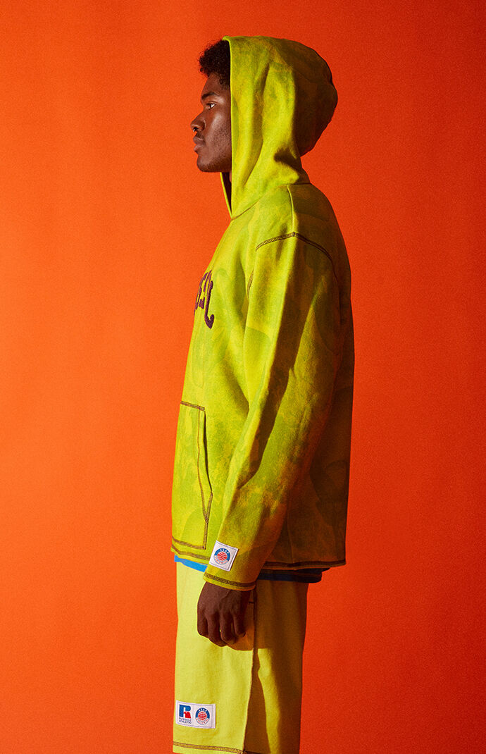 x Russell Athletic Green Graphic Hoodie