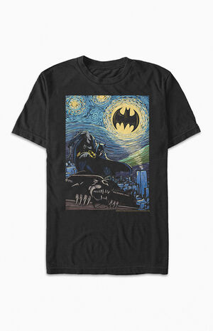 Batman Starry Night T-Shirt image number 1
