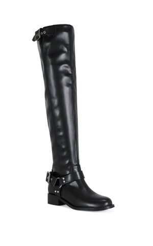 Women's Xaliima Black Over-The-Knee Boots image number 2