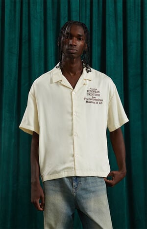 x Pacsun European Cropped Camp Shirt