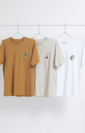 Eco 3 Pack Embroidered T-Shirts image number 1
