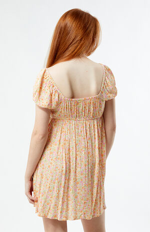 Heart Song Puff Sleeve Mini Dress image number 3