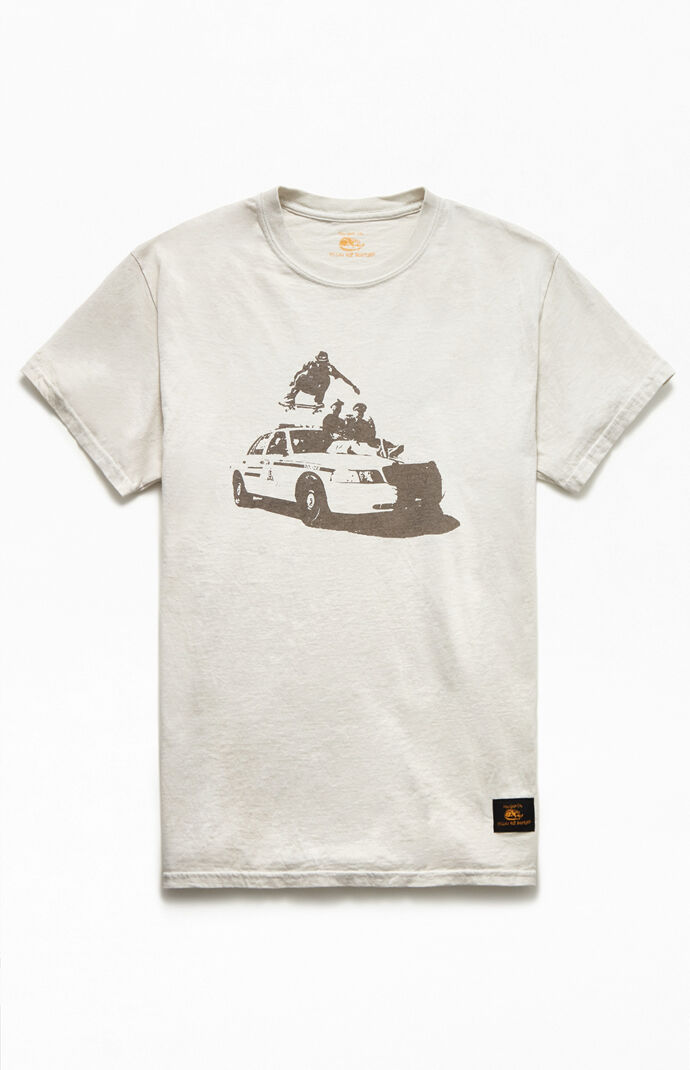 Skater Cop Car T-Shirt