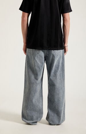 Blake Extreme Baggy Jeans Chain Washed Gray image number 4