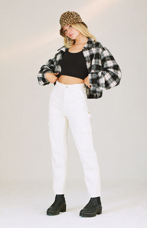 Off White Cargo Skate Pants image number 2